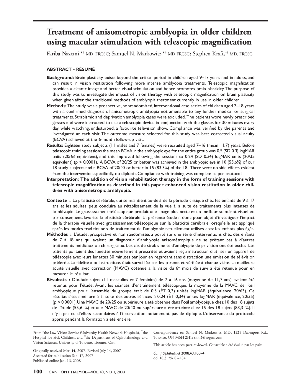 Treatment of anisometropic amblyopia in older children using macular stimulation with telescopic magnification **