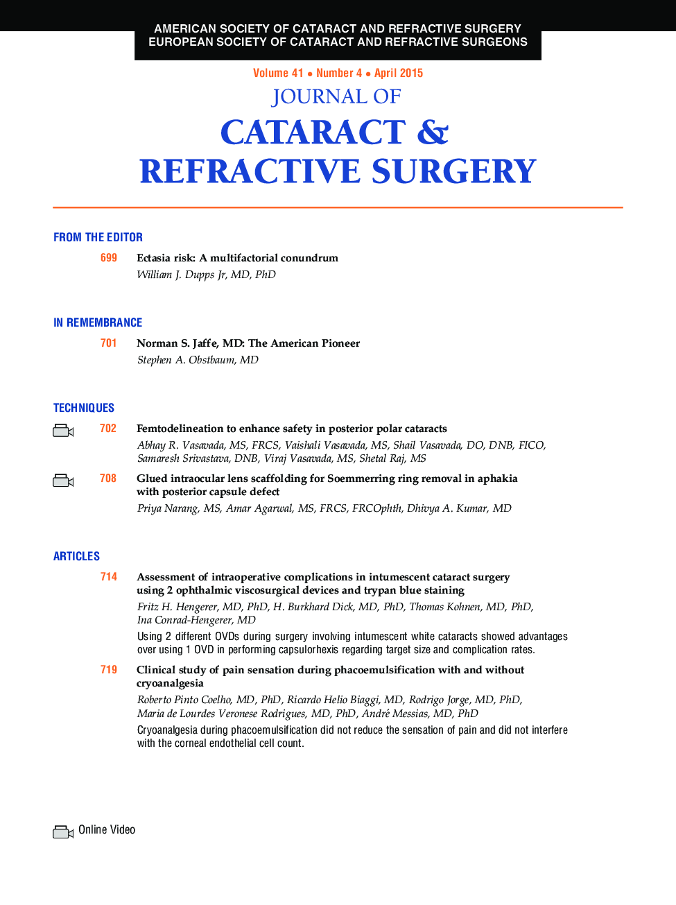 Table of Contents