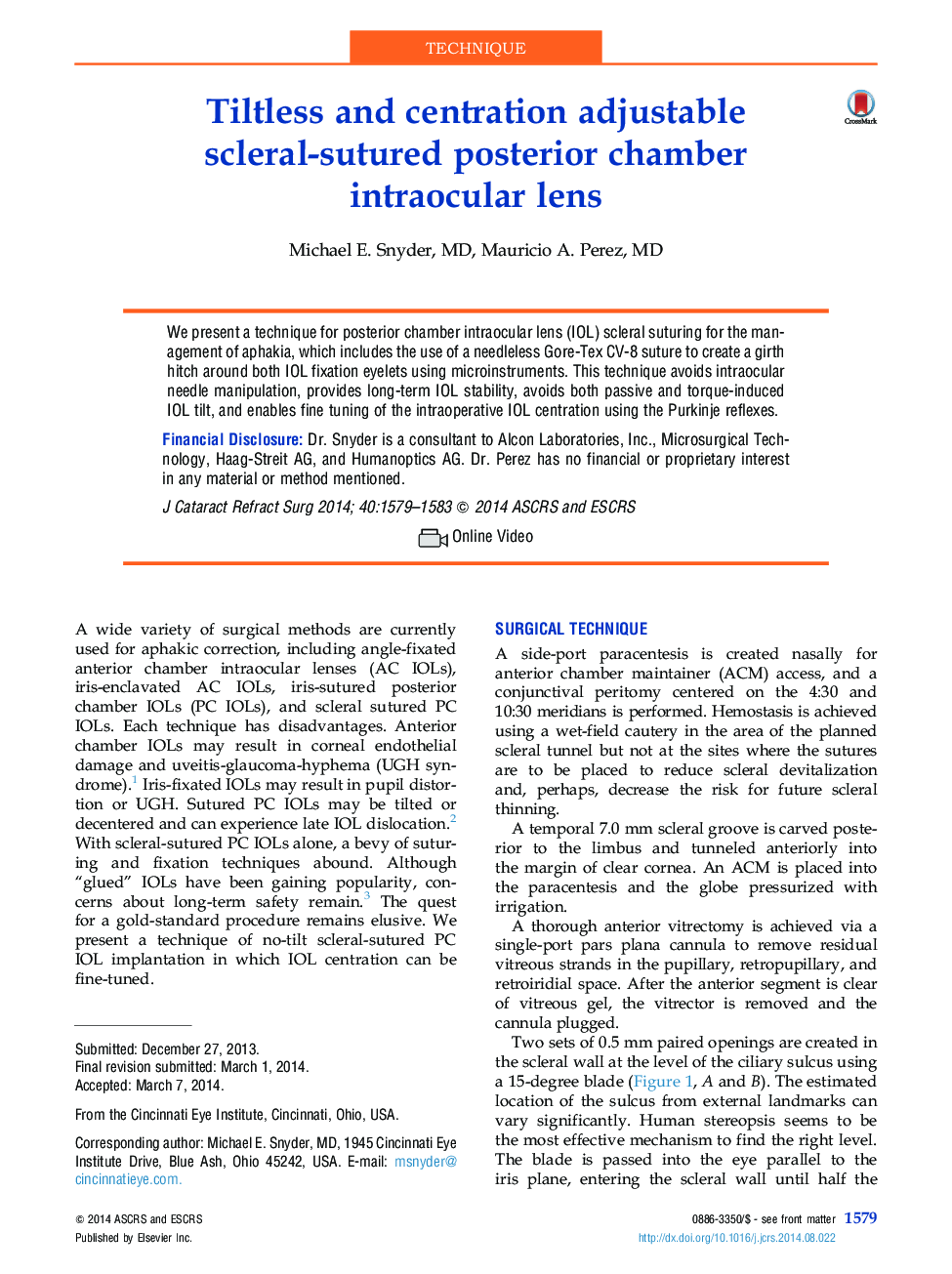 Tiltless and centration adjustable scleral-sutured posterior chamber intraocular lens