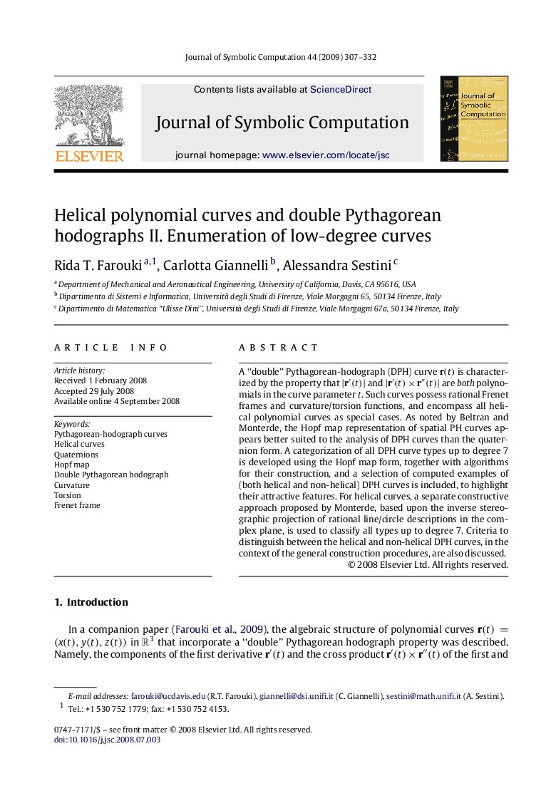 Helical polynomial curves and double Pythagorean hodographs II. Enumeration of low-degree curves