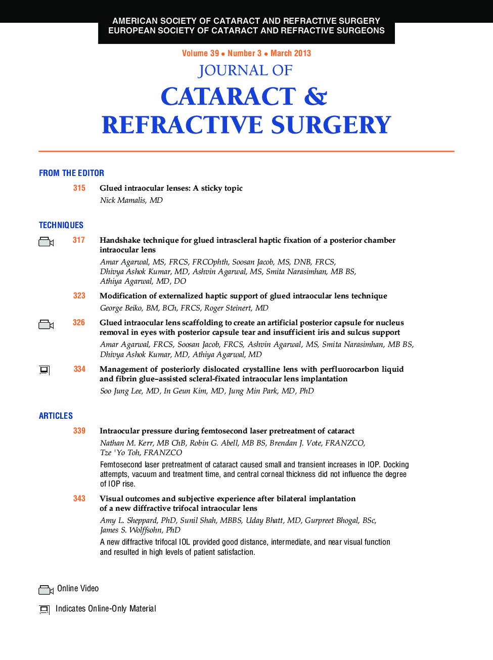 Table of Contents