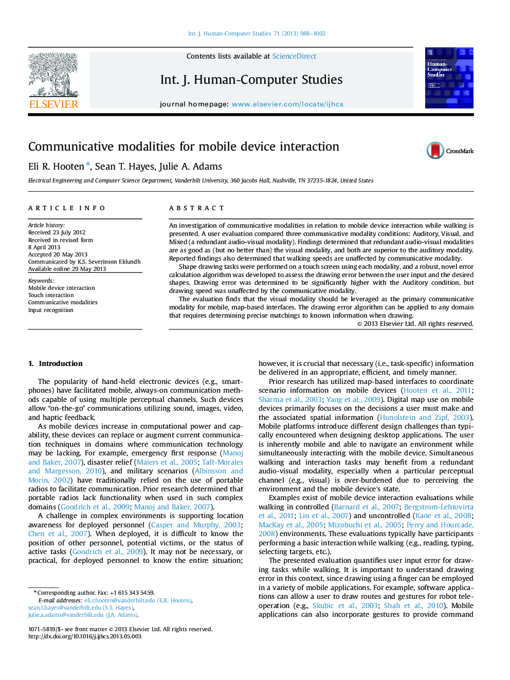 Communicative modalities for mobile device interaction