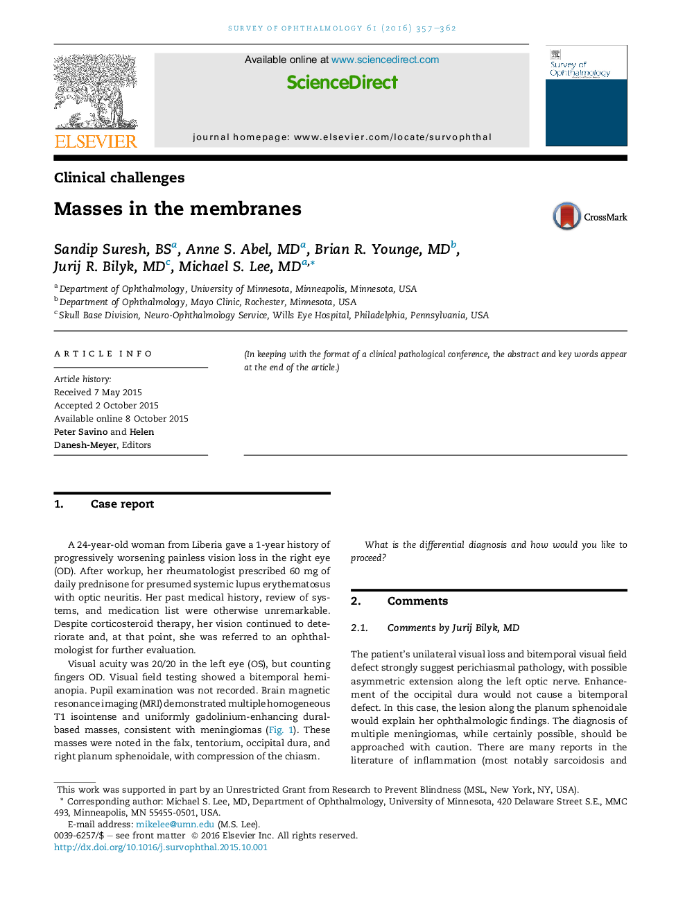 Masses in the membranes 