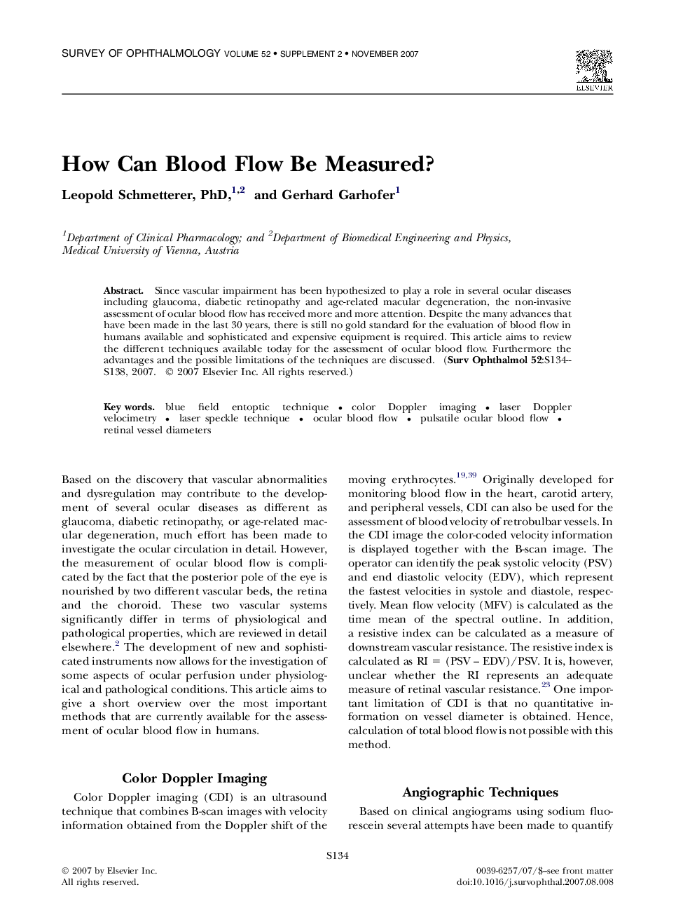 How Can Blood Flow Be Measured? 