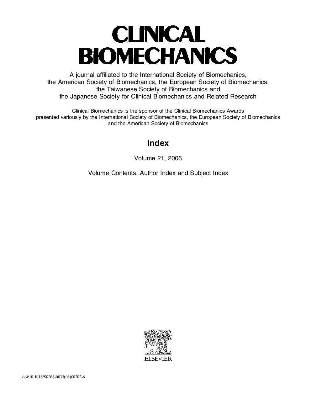 Volume Contents, Author Index and Subject index