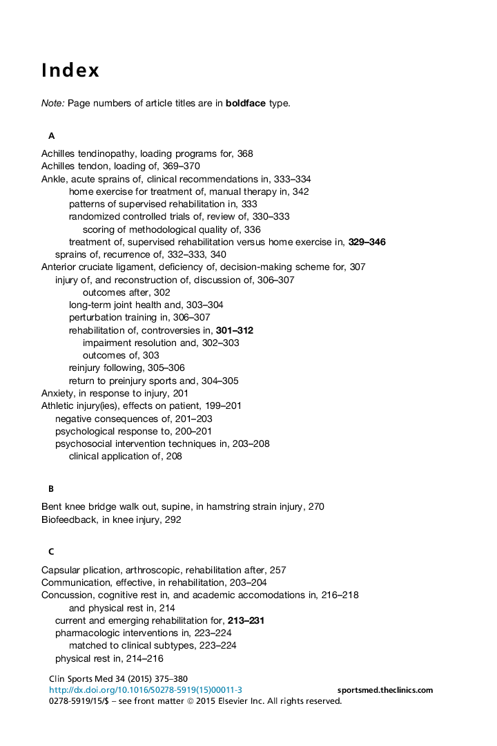 عکس صفحه اول مقاله: Index Index