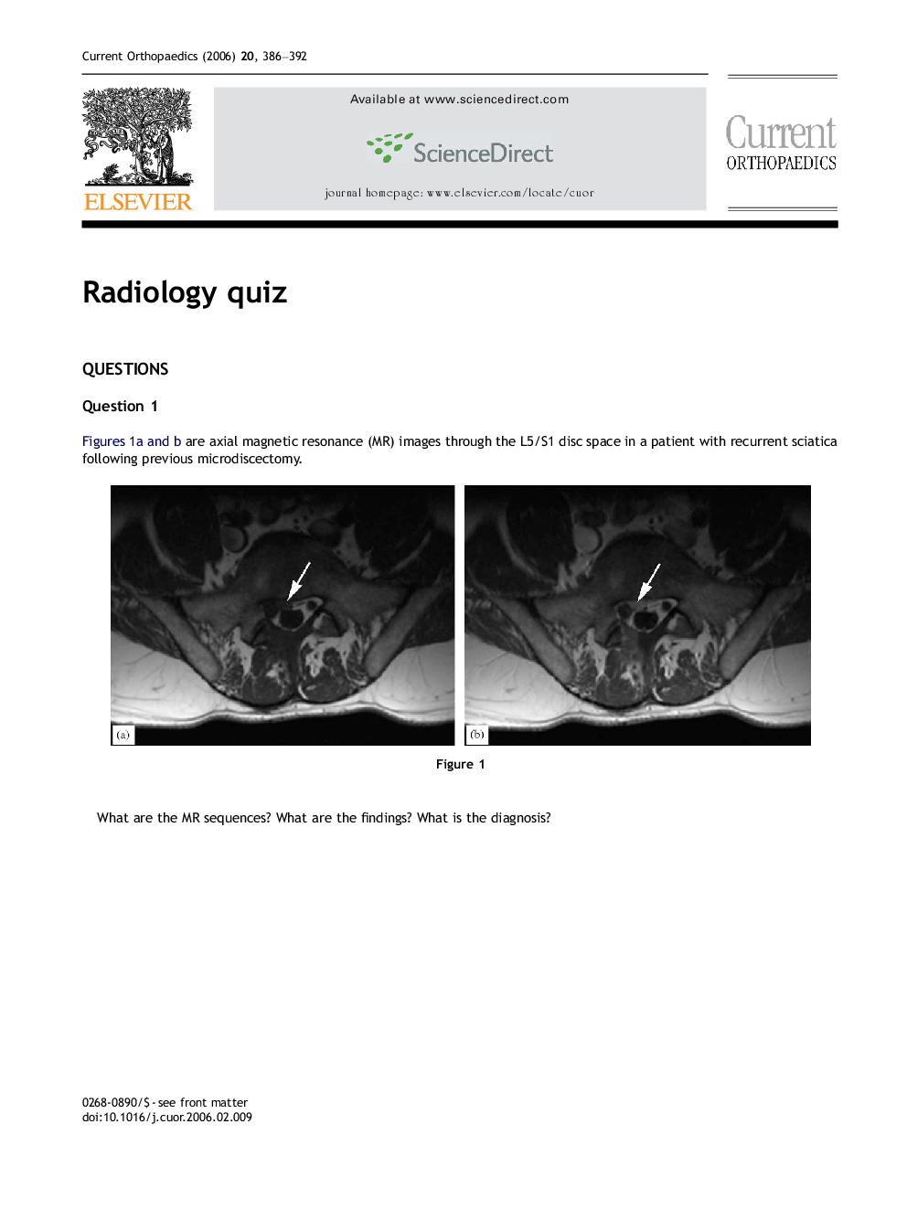 Radiology Quiz