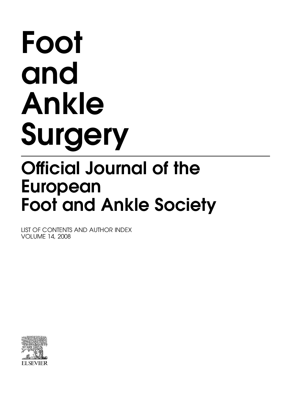 Volume Contents and Author Index