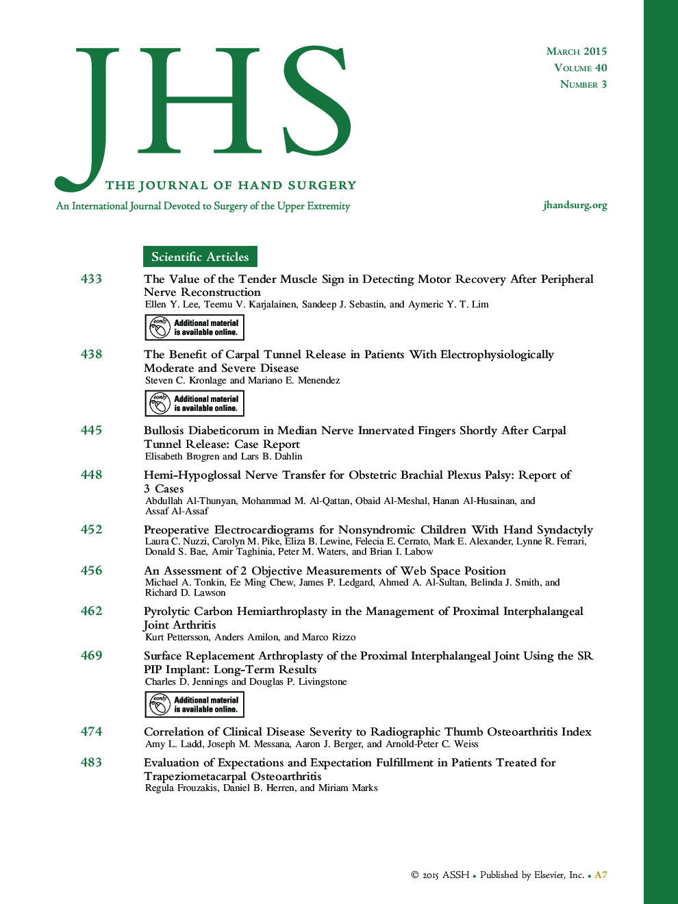 Table of Contents