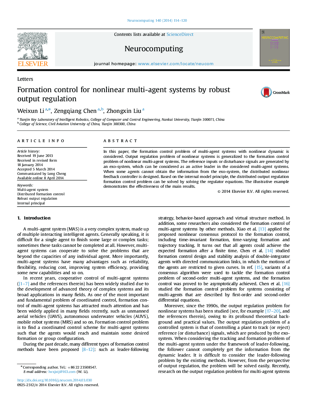 Formation control for nonlinear multi-agent systems by robust output regulation