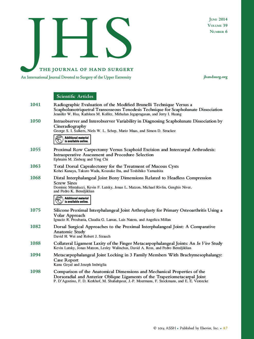 Table of Contents