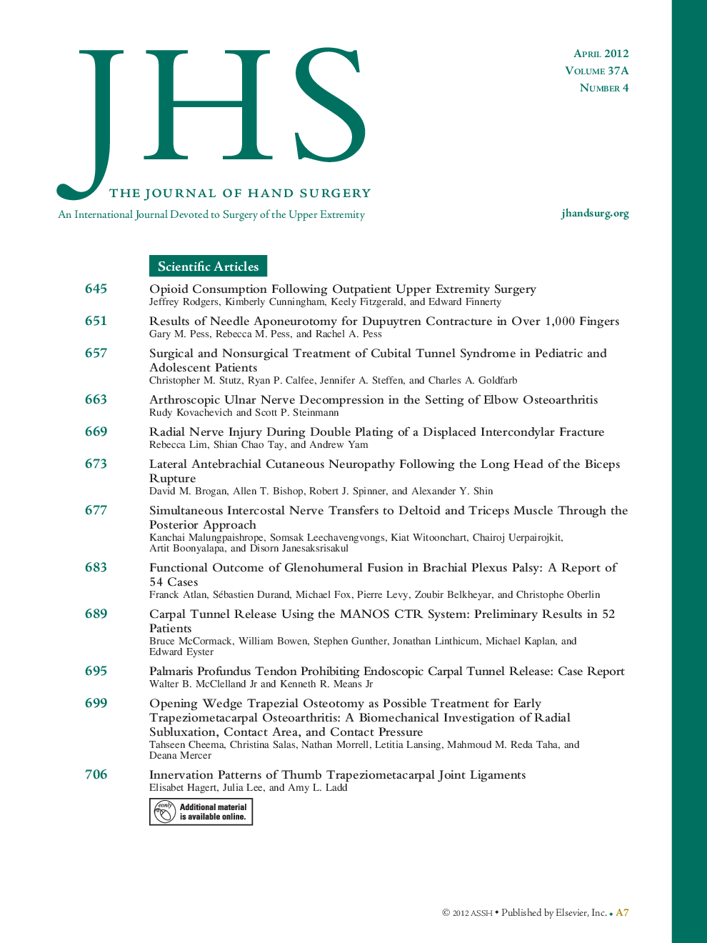 Table of Contents