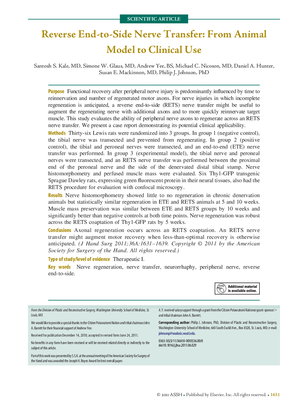 Reverse End-to-Side Nerve Transfer: From Animal Model to Clinical Use