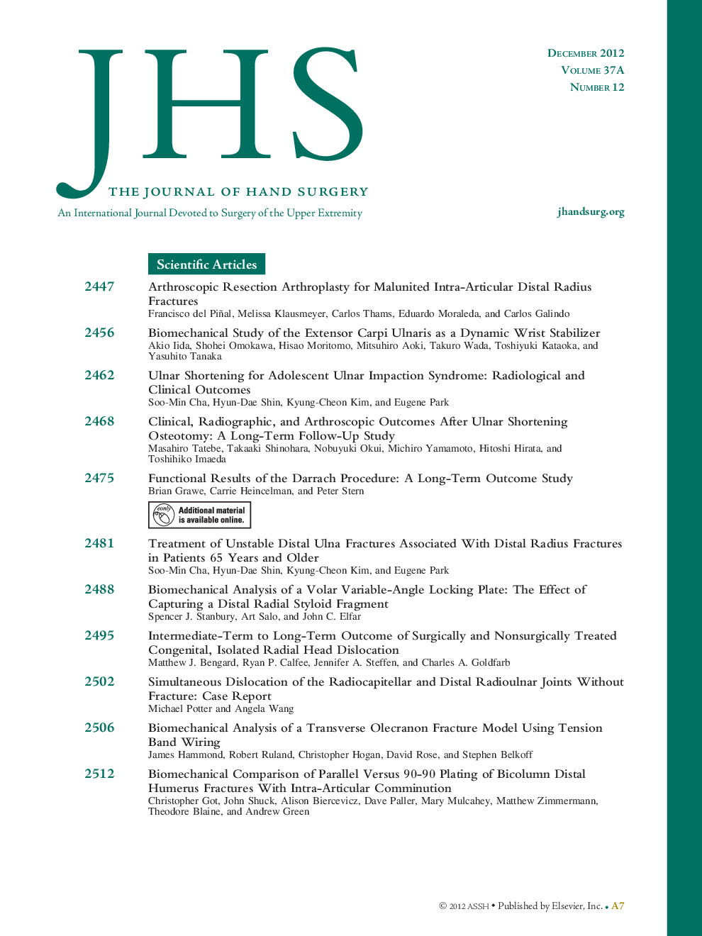 Table of Contents