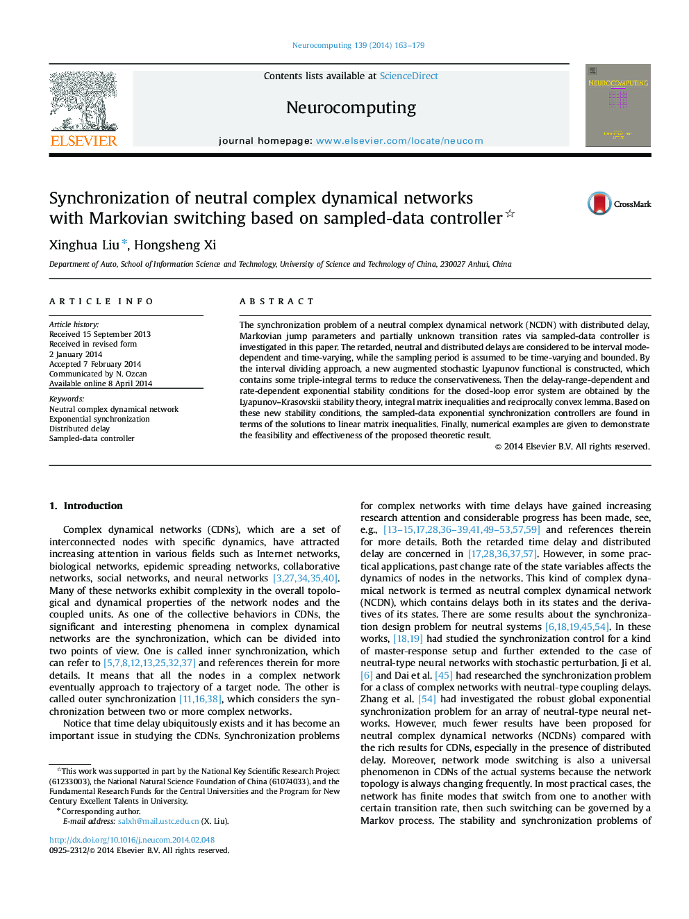 Synchronization of neutral complex dynamical networks with Markovian switching based on sampled-data controller 