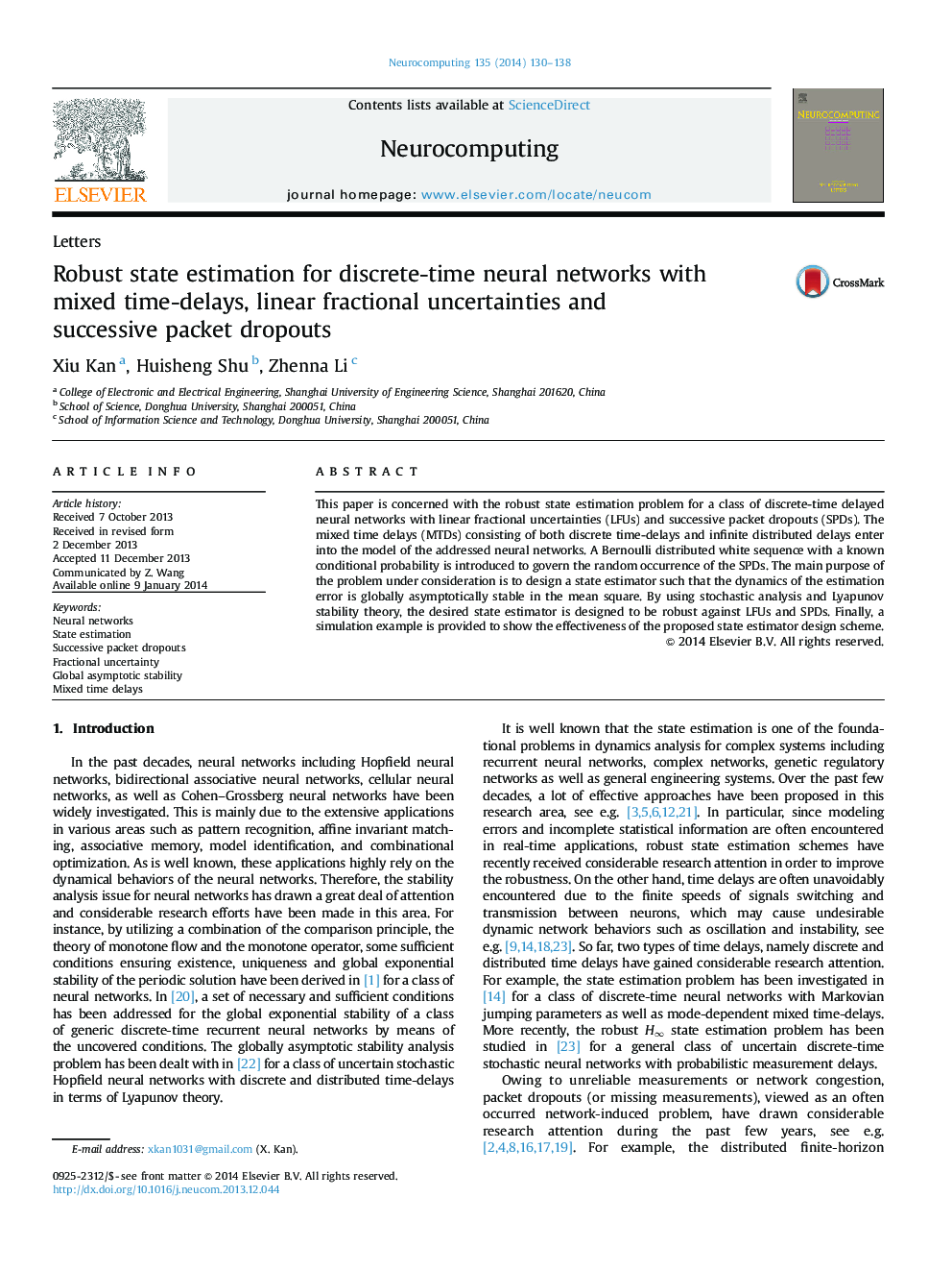 Robust state estimation for discrete-time neural networks with mixed time-delays, linear fractional uncertainties and successive packet dropouts