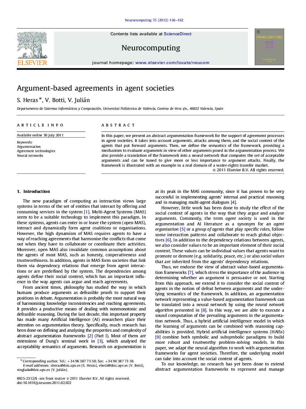 Argument-based agreements in agent societies