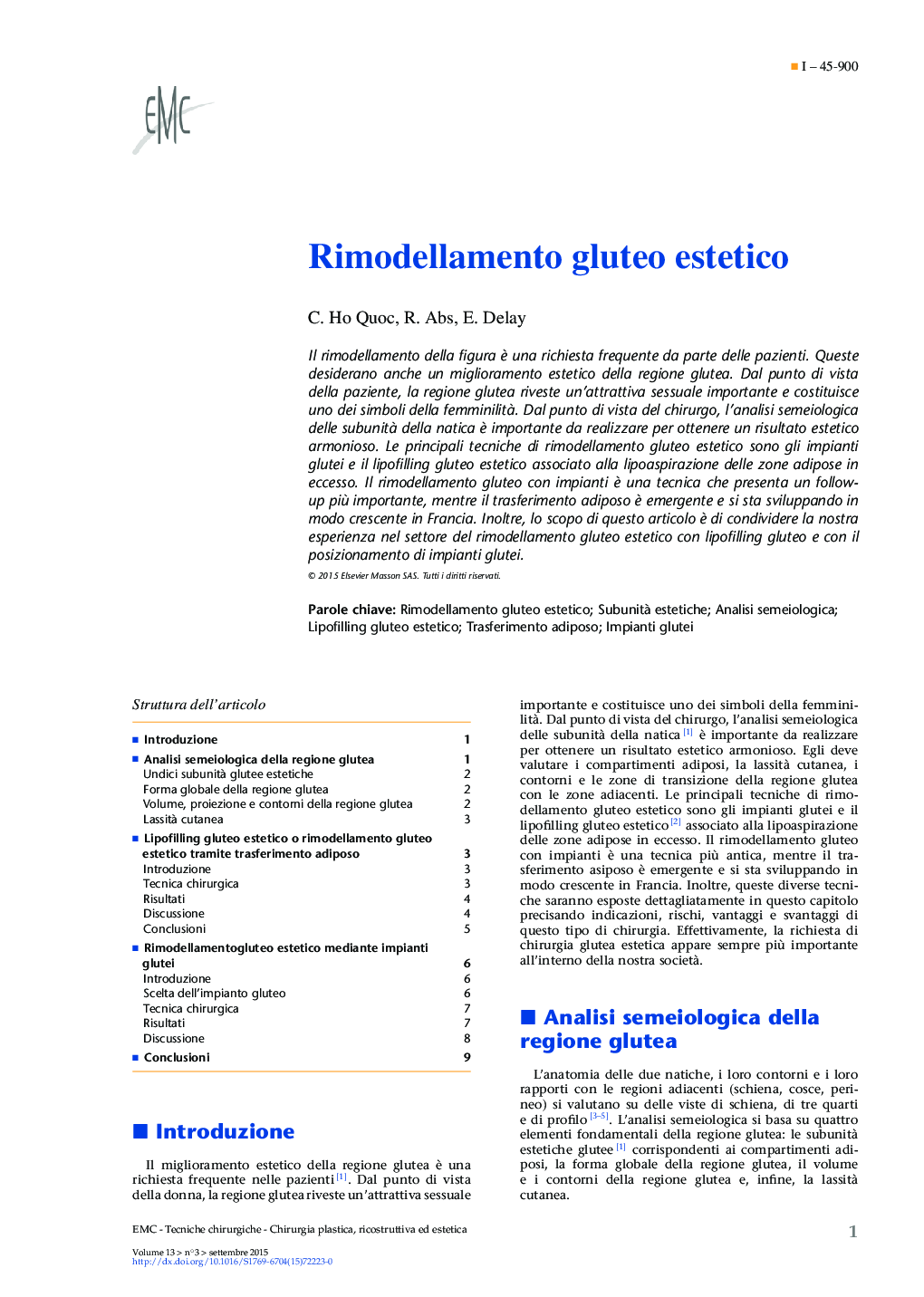 Rimodellamento gluteo estetico