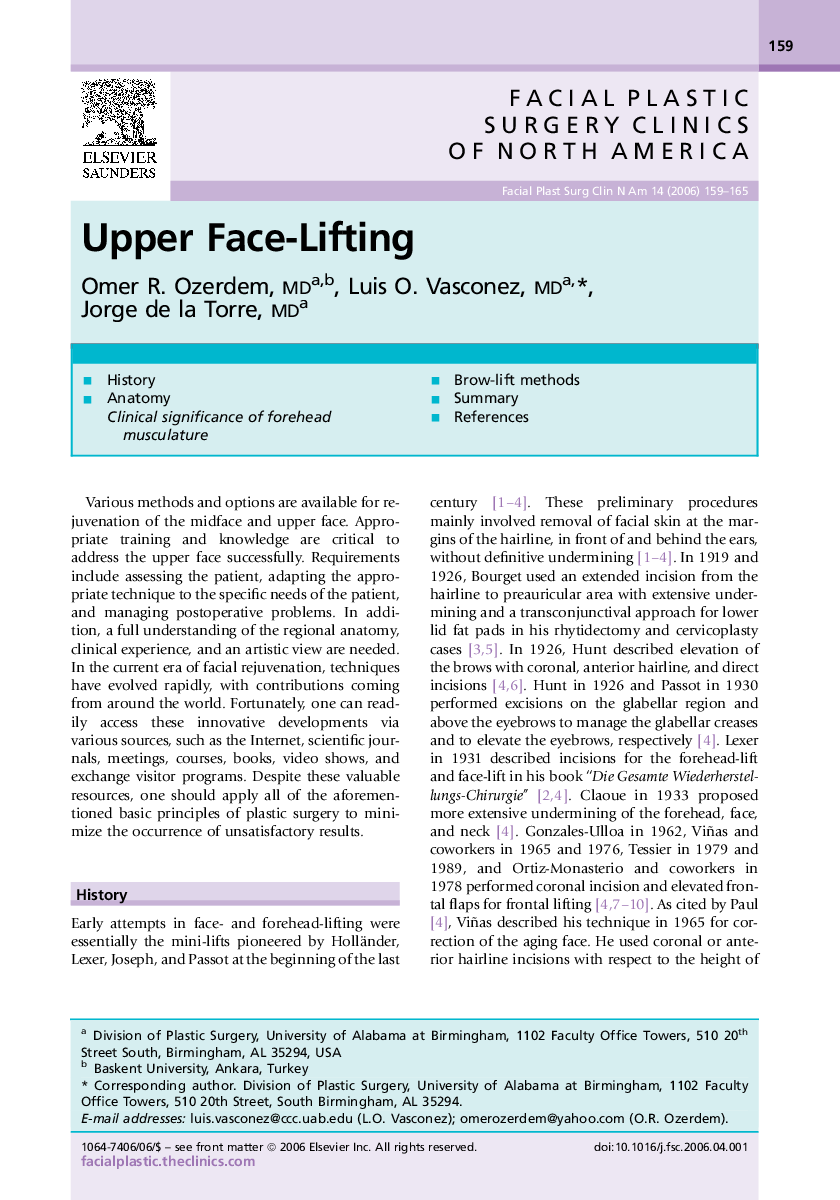 Upper Face-Lifting
