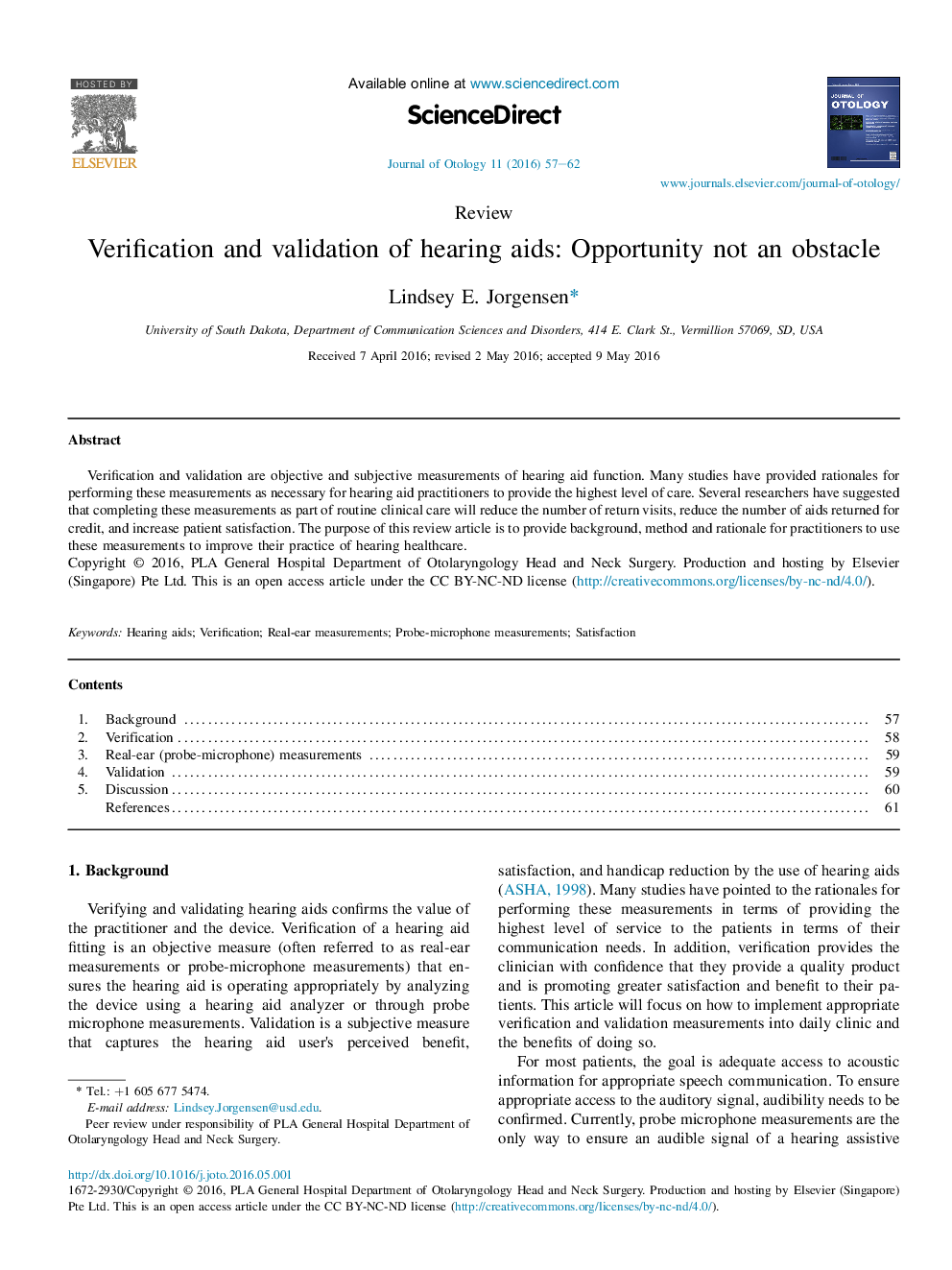 Verification and validation of hearing aids: Opportunity not an obstacle 