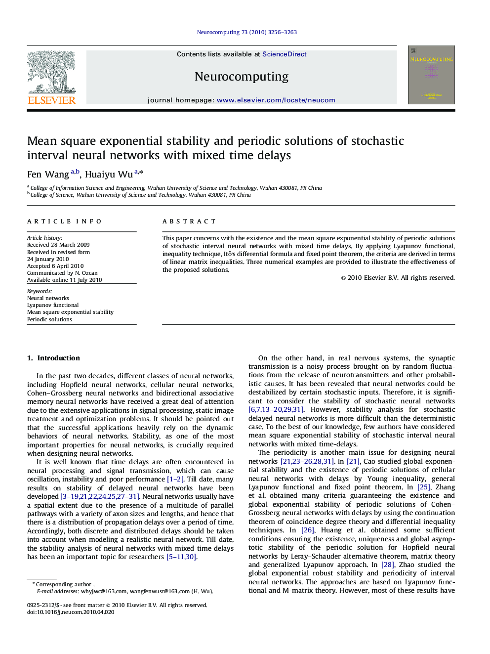 Mean square exponential stability and periodic solutions of stochastic interval neural networks with mixed time delays