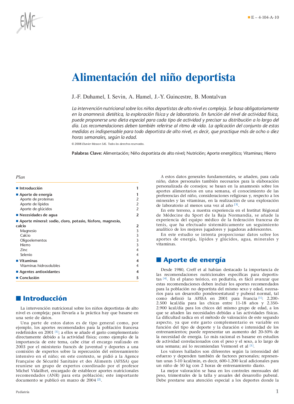 Alimentación del niño deportista