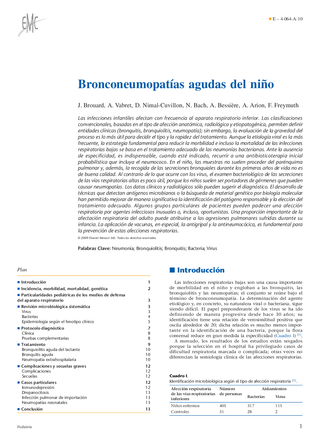 BronconeumopatÃ­as agudas del niño