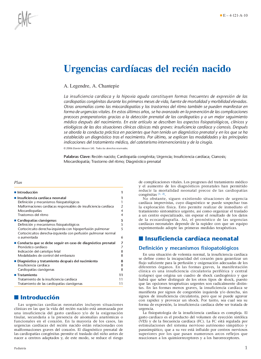 Urgencias cardÃ­acas del recién nacido