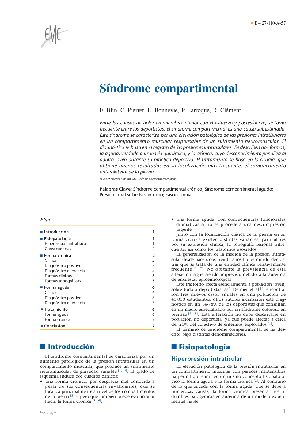 Síndrome compartimental