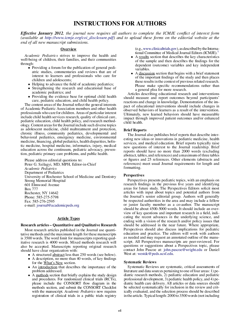 Instructions for Authors