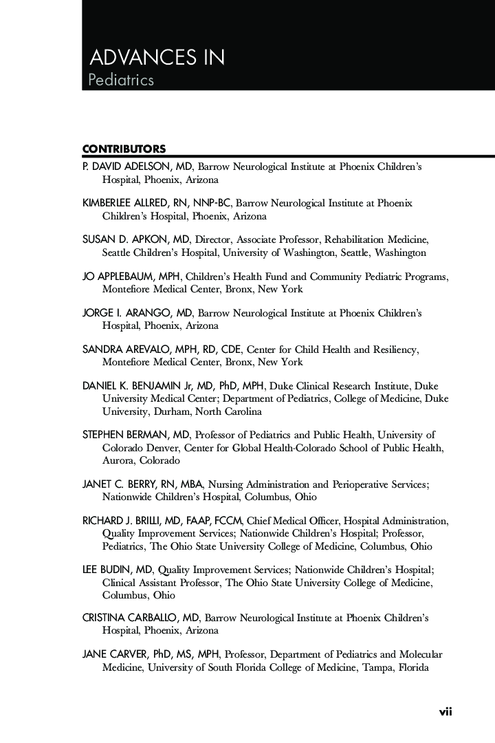 Contributors