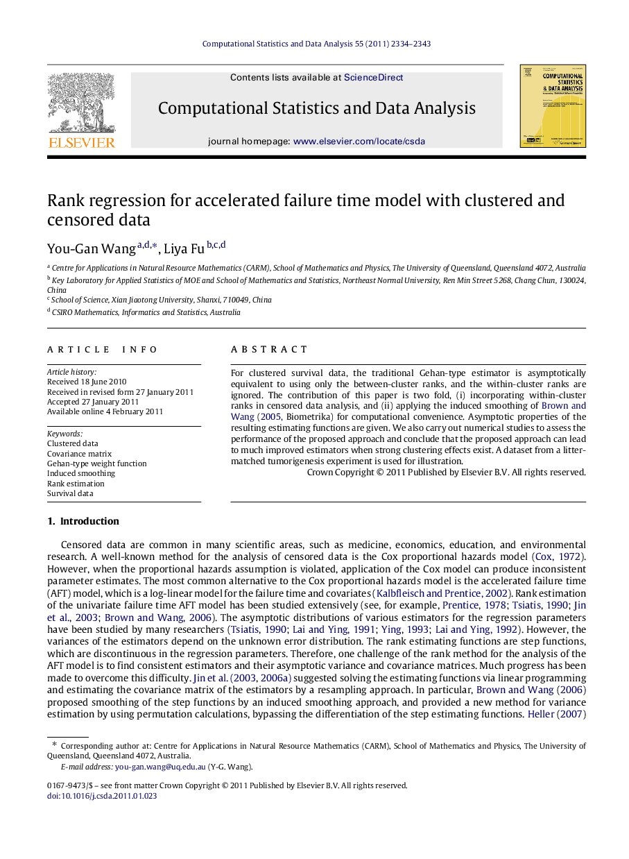 Rank regression for accelerated failure time model with clustered and censored data