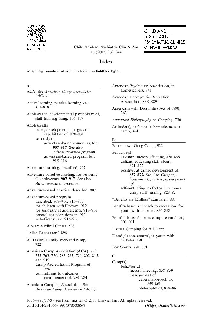Index