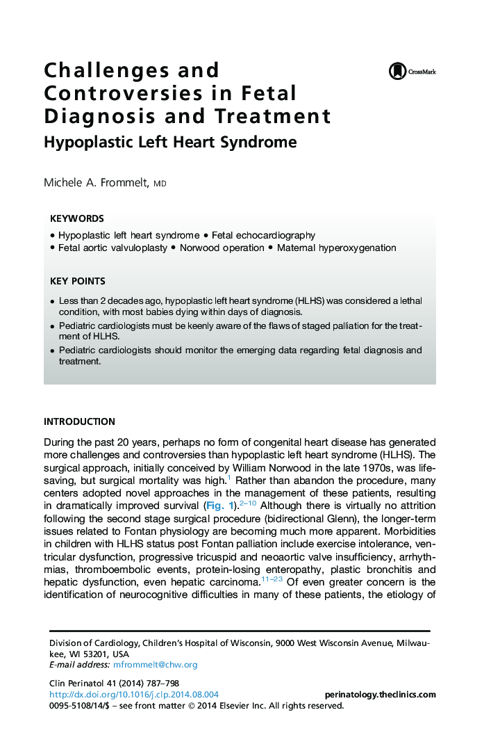 Challenges and Controversies in Fetal Diagnosis and Treatment