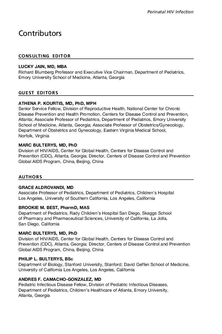 Contributors