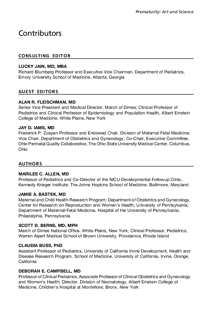 Contributors