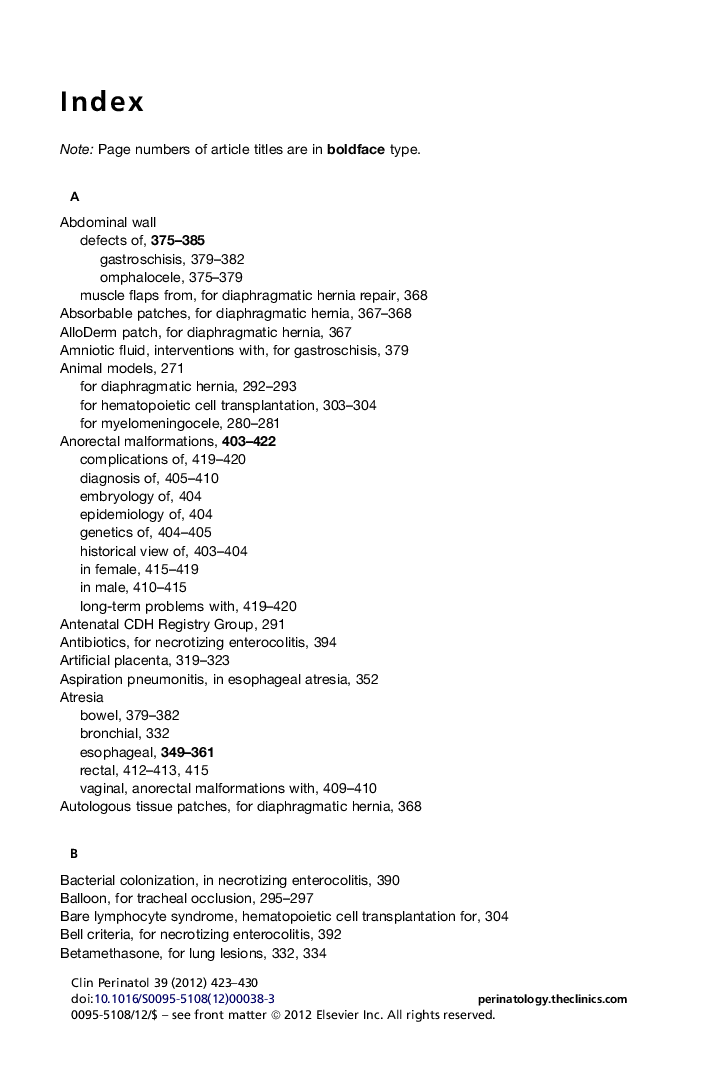 Index