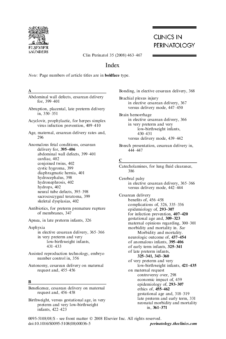 Index
