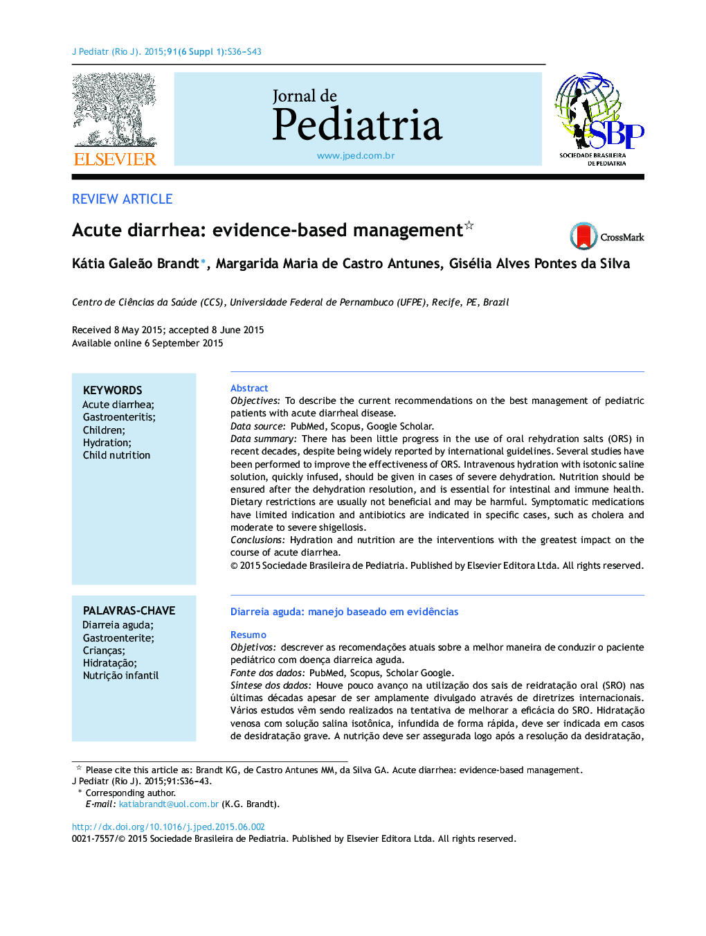 Acute diarrhea: evidence-based management 