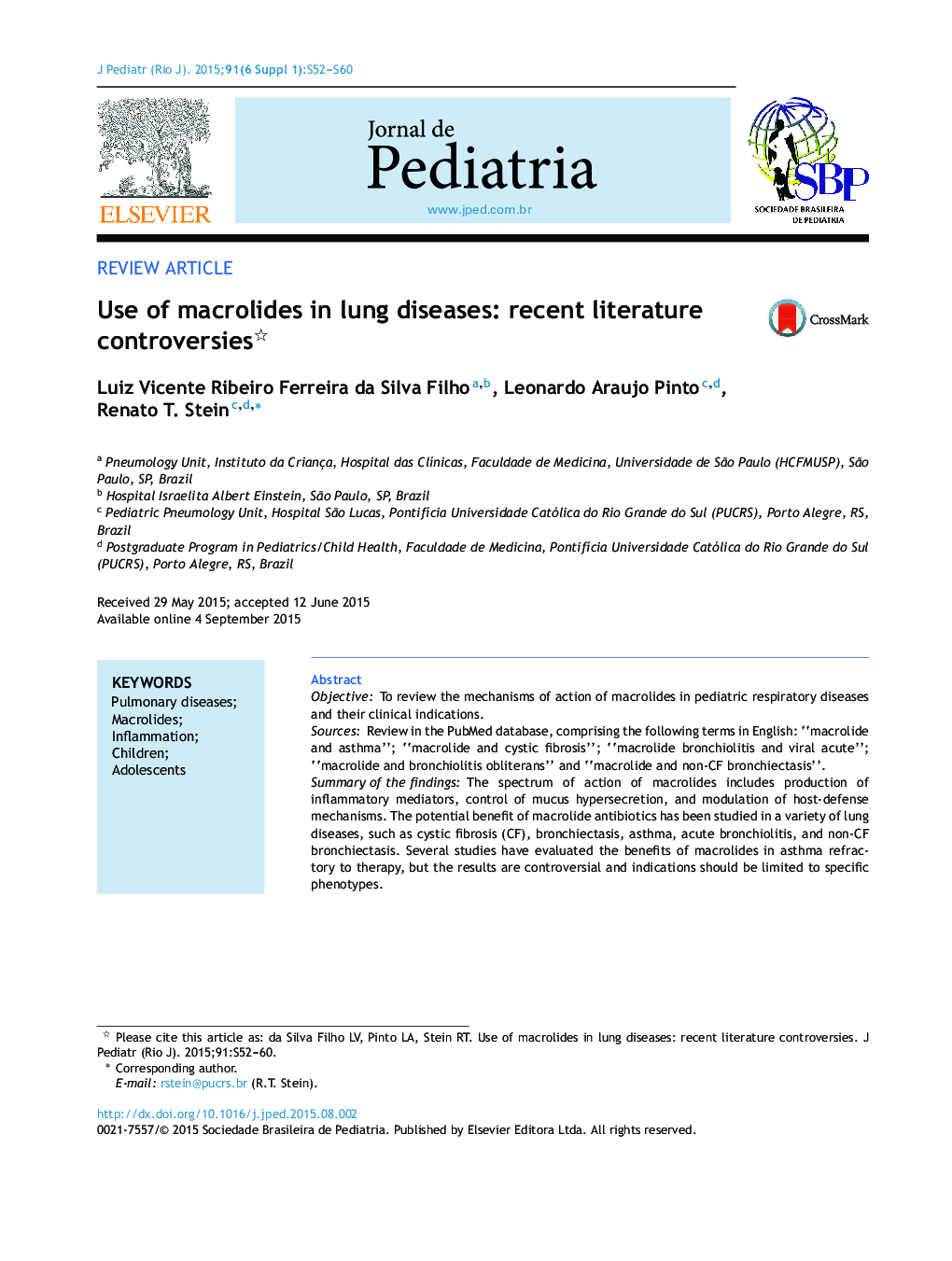 Use of macrolides in lung diseases: recent literature controversies 