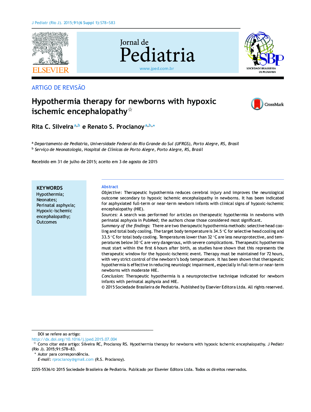 Hypothermia therapy for newborns with hypoxic ischemic encephalopathy 