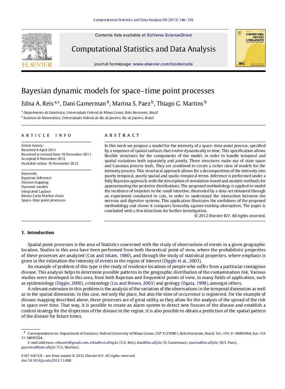 Bayesian dynamic models for space–time point processes