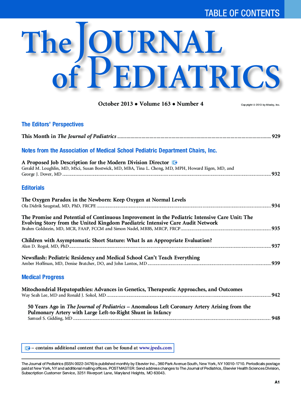 Table of Contents