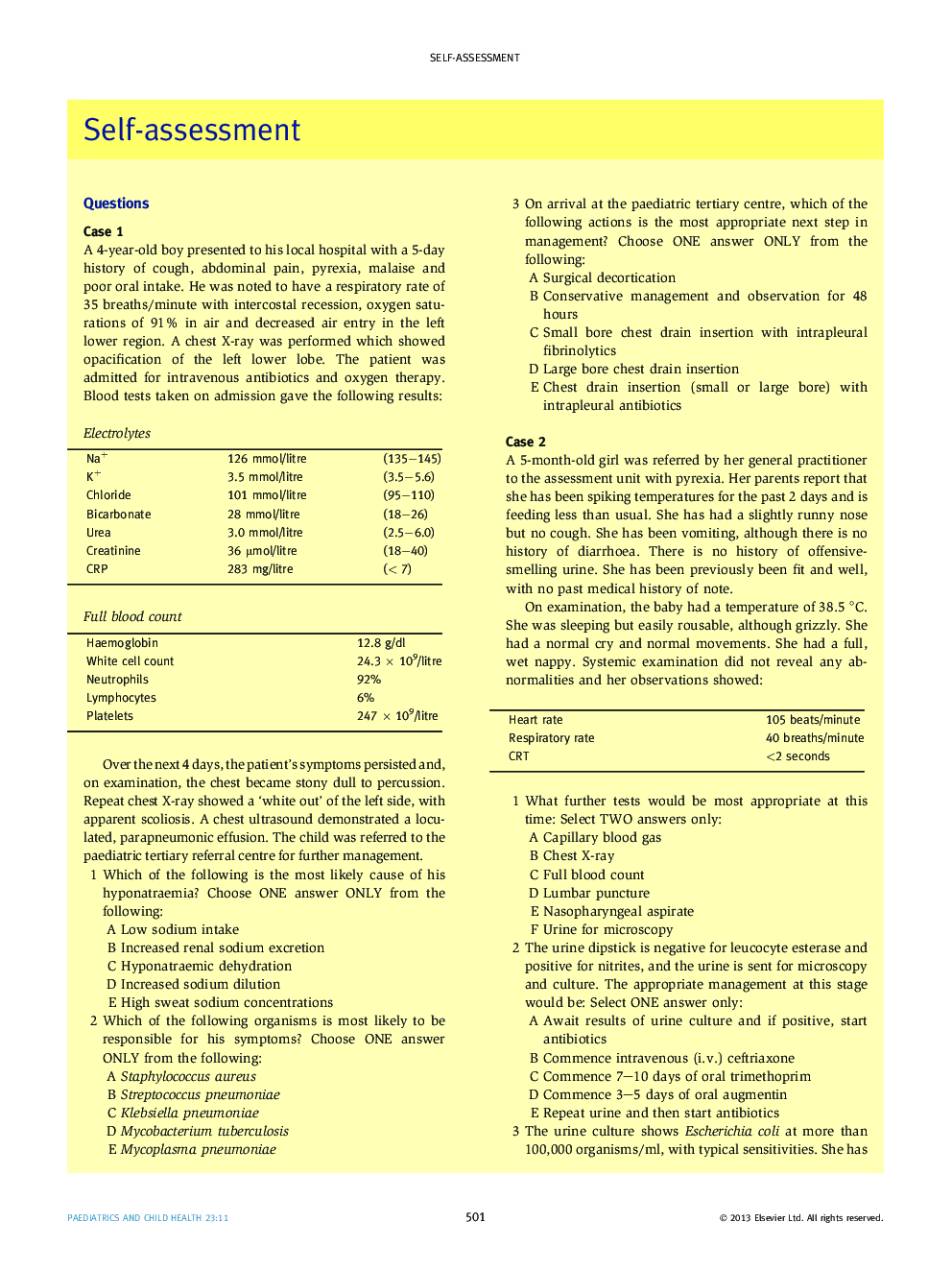 عکس صفحه اول مقاله: Self-assessment Self-assessment