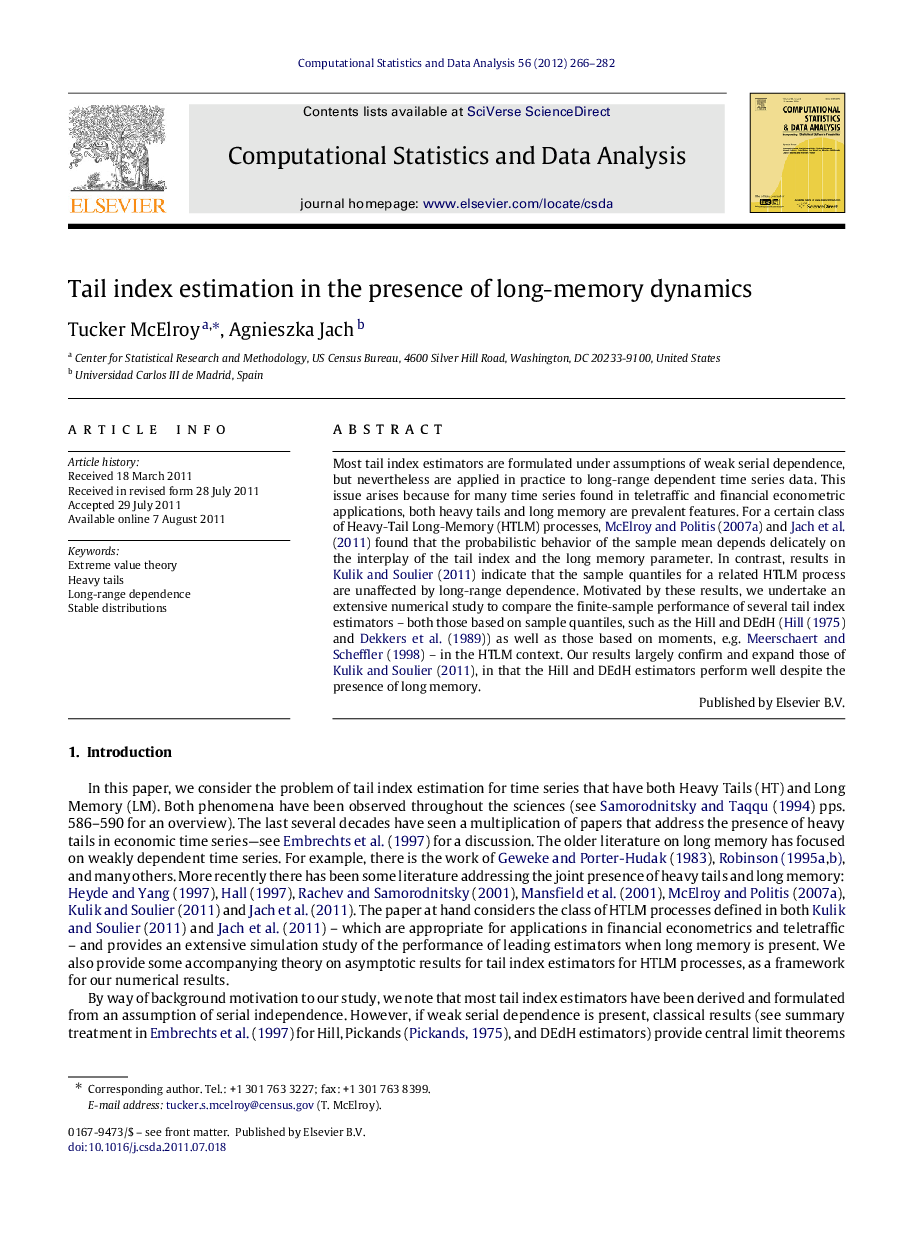 Tail index estimation in the presence of long-memory dynamics