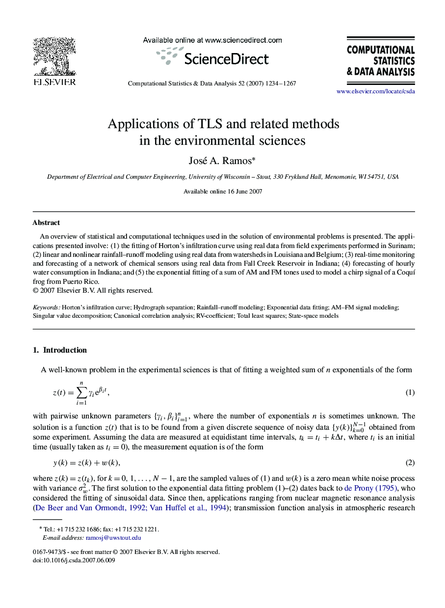 Applications of TLS and related methods in the environmental sciences
