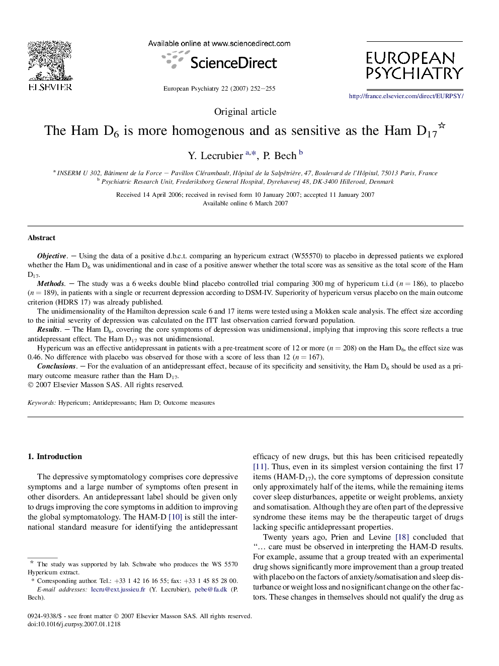 The Ham D6 is more homogenous and as sensitive as the Ham D17