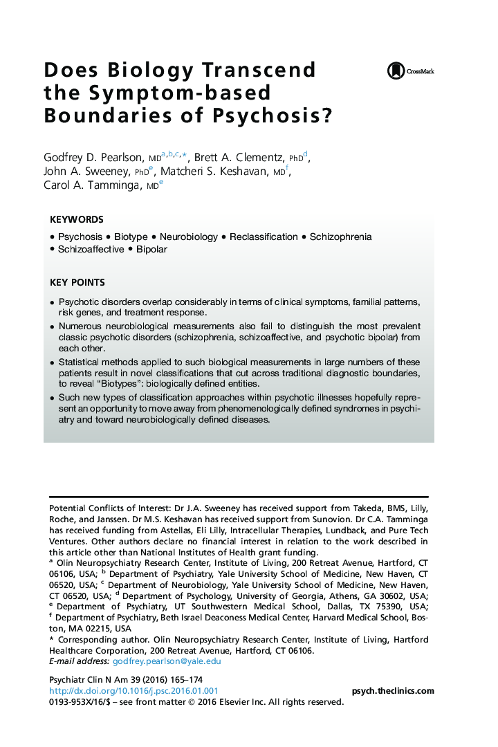 Does Biology Transcend the Symptom-based Boundaries of Psychosis?