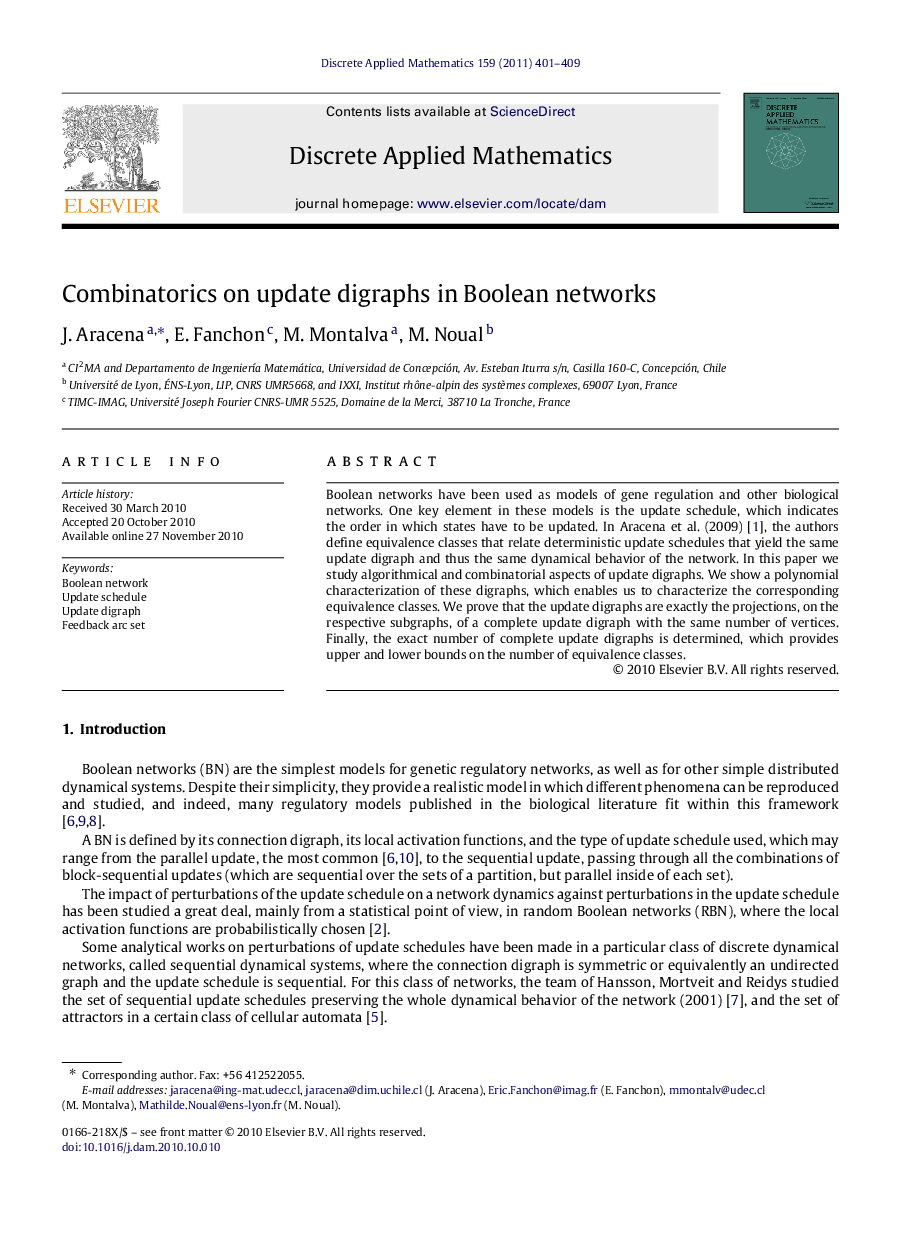 Combinatorics on update digraphs in Boolean networks