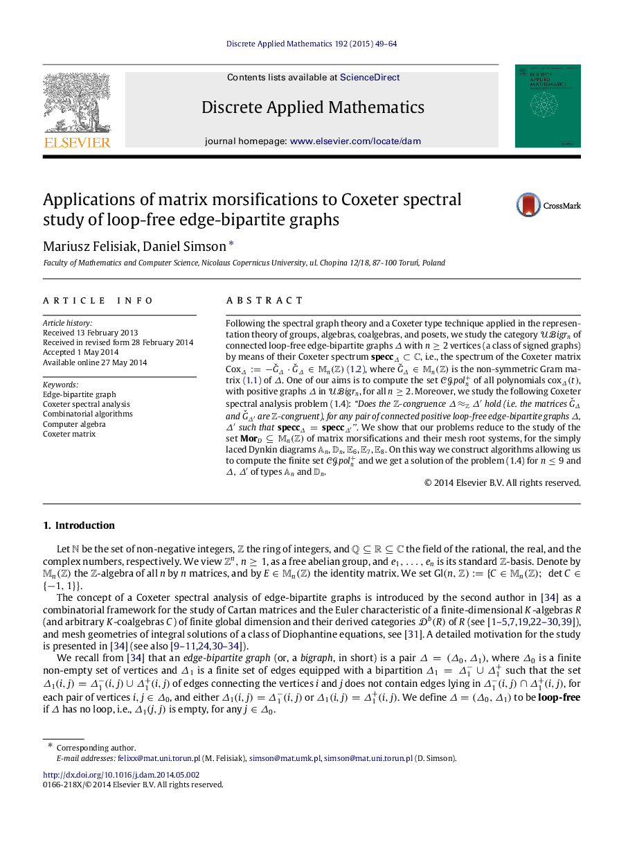 Applications of matrix morsifications to Coxeter spectral study of loop-free edge-bipartite graphs